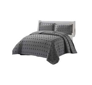 CUBRECAMA QUILT TUFTING DE LUJO SUAVE KING k003