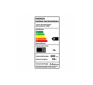 Microondas Thomas Digital Compacto 20 Litros 800W TH20DM