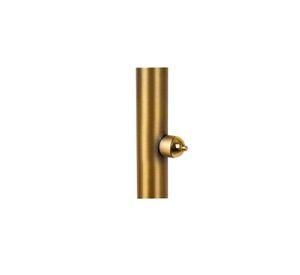 LAMPARA DE PIE ZENITH DORADO RECTA 20W-3000K