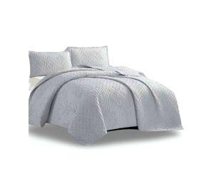 CUBRECAMA QUILT DELGADO TUFTING DE LUJO SUAVE PLAZA Y MEDIA K1