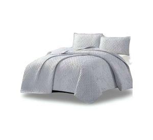 CUBRECAMA QUILT DELGADO TUFTING DE LUJO SUAVE PLAZA Y MEDIA K1