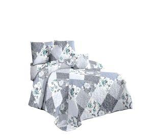 QUILT CUBRECAMA DE VERANO PLAZA Y MEDIA GRIS 03