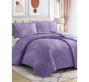 CUBRECAMA QUILT DELGADO TUFTING DE LUJO SUAVE KING M4