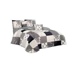 CUBRECAMA COLCHA QUILT VERANO KING C3