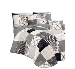 CUBRECAMA COLCHA QUILT VERANO KING C3