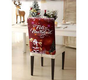 PACK DE 6 FUNDAS DE RESPALDO DE SILLAS DE NAVIDAD N17
