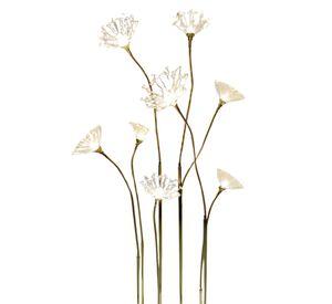 Lámpara Decorativa Pie Moderna Floral Iluminación Hogar Jhn