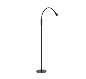 Lámpara de Pie Zozy Negro LEd