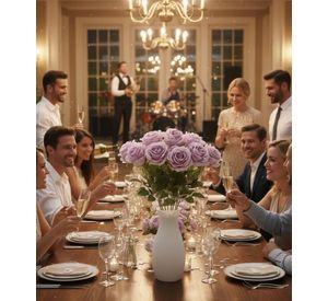Ramo Floral Decorativo Artificial Rosas Apertura Jhn