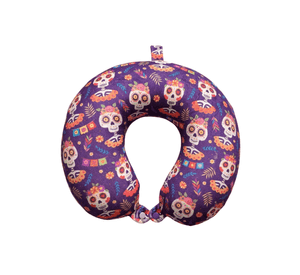 Almohada de Viaje Dise o D a de los Muertos Comodidad y Estilo nico