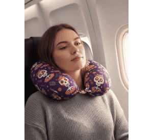 Almohada de Viaje Dise o D a de los Muertos Comodidad y Estilo nico