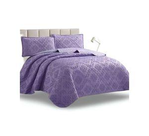 CUBRECAMA QUILT DELGADO TUFTING DE LUJO SUAVE KING R5