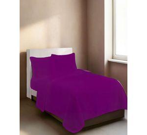 SABANA PREMIUM POLAR 2 PLAZAS COLOR MORADO