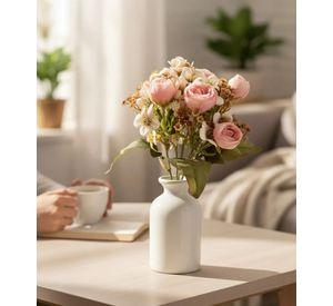 Set 4 Ramo Decorativo Flores Artificiales Adorno Hogar Jhn
