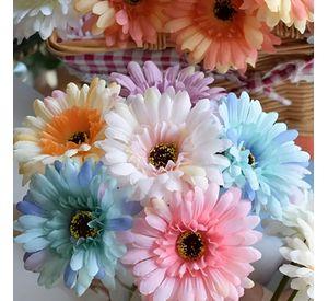 Margaritas Artificiales Decorativas Gerbera Set de 3 Jhn