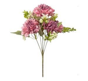 Set 4 Ramo Floral Artificial Fantasía Encanto Campestre Jhn