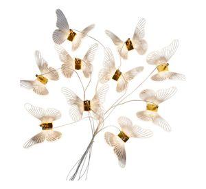 Lámpara Colgante Mariposas Isla Techo Nórdico Decoración Jhn