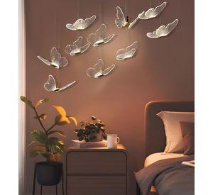 Lámpara Colgante Mariposas Isla Techo Nórdico Decoración Jhn
