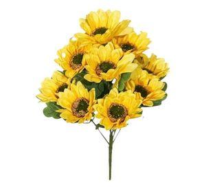 Set 2 Flores Artificiales Ramo Decorativo Margarita Jhn