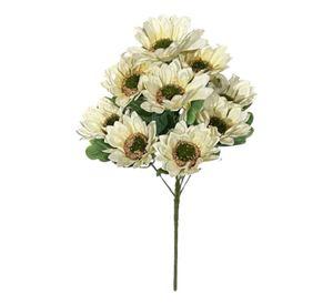 Set 2 Flores Artificiales Ramo Decorativo Margarita Jhn