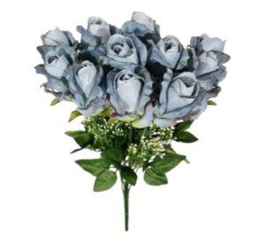 Ramo Floral Artificial Decorativo Rosas Tipo Botón Jhn