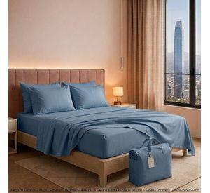 SABANAS 800 HILOS SIGNATURE 2 PLAZAS COLOR PLOMO 794