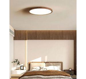 Lámpara Techo Decorativa Estilo Rústico Redonda LED Jhn