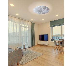 Lámpara Techo LED Redonda Diseño Flor Hogar Decorativa Jhn