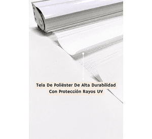 Cortina Roller Duo 075x240 Perla
