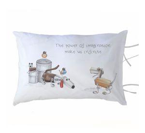 FUNDA ALMOHADA ROBOTS 50X70