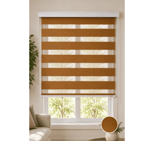 Cortina Roller Duo 105x240 Madera