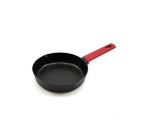 Sartén De Aluminio Antiadherente Mango Rojo Cocina