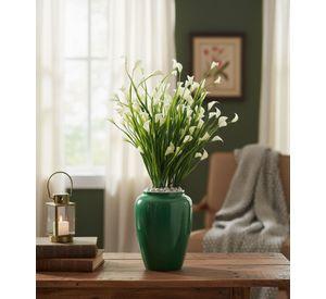 Set 2 Flores Artificiales Ramo Decorativo Adorno Jhn