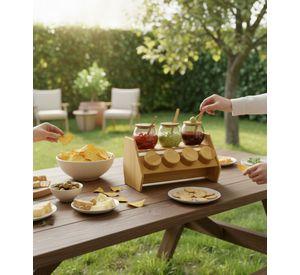 Juego Recipiente Almacenamiento Soporte Contenedor Jhn