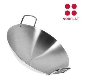 Wok 47 Cm Disco De Acero Inoxidable Para Cocimiento Norplat