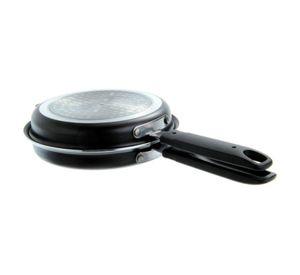 Sartén Doble Antiadherente 14cm Negro Indubasic Ibili