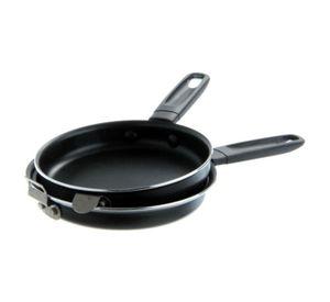 Sartén Doble Antiadherente 14cm Negro Indubasic Ibili