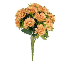 Flores Artificiales Ramo Crisantemos Floral Decoración Jhn