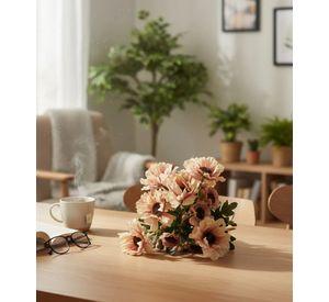 Set 2 Ramo Decorativo Flores Artificiales Belleza Adorno Jhn