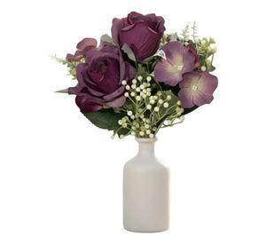 Set 3 Flores Artificiales Silvestres Ramo Decorativo Jhn
