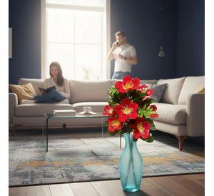 Set 3 Ramo Floral Artificial Elegante Vitalidad Infinita Jhn