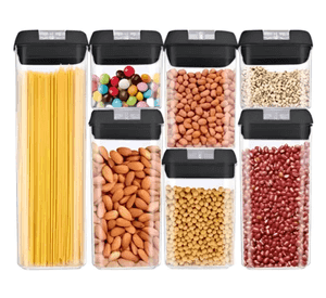 Contenedores De Alimentos Almacenamiento 7 Pcs con tapa