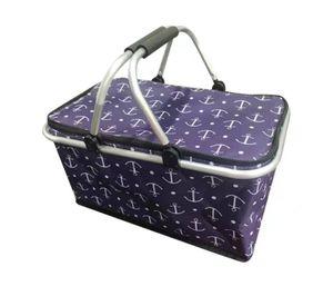 Bolso Termico Plegable Anclas Cooler Canasta Picnic