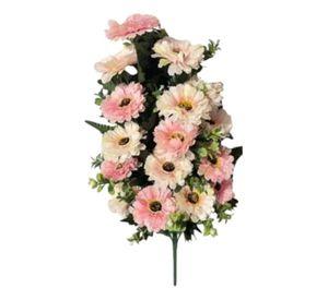 Ramo Flores Artificiales Diseño Margarita Clásica Jhn