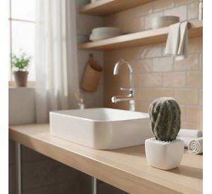 Planta Artificial Cactus Mini Decorativo Minimalista Jhn