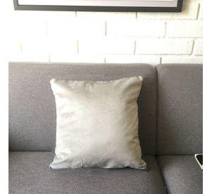 COJIN DECORATIVO DISEÑO SUAVE GRIS 45X45 RELLENO