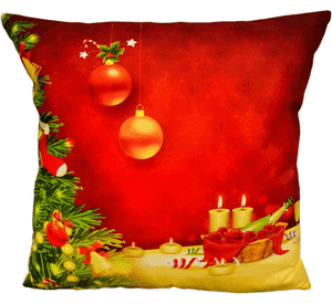 Cojín Felpa 45x45 cm De Navidad Papa Noel Regalos Extra Suave