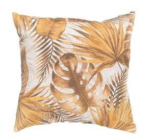 Funda Cojin Decorativo Diseño Monstera Otoño 50x50
