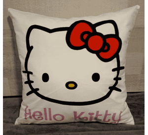 Cojín Felpa 45x45 cm De Kitty Extra Suave