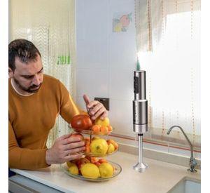 LICUADORA PROCESADORA MANO POTENCIA 400W PORTATIL COCINA LAU